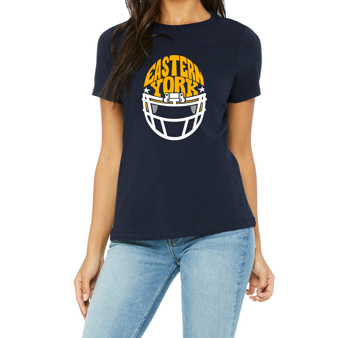 Ladies' Jersey Short-Sleeve T-Shirt b6400 EY Football
