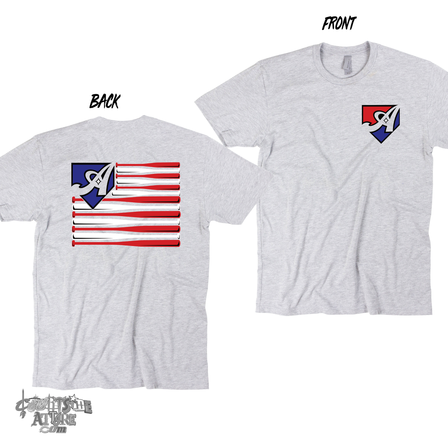 Gray Aces Multiple Designs T-shirt Tripletown aces