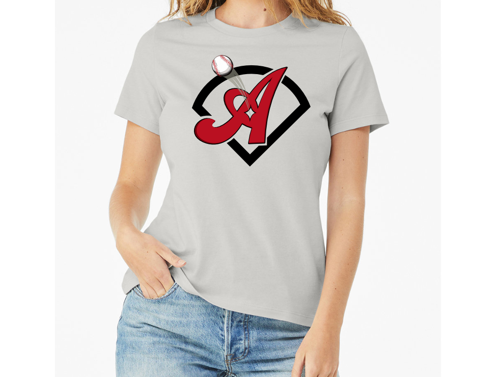 Ladies' Aces Gray Multiple Designs Jersey Short-Sleeve T-Shirt b6400 Tripletown