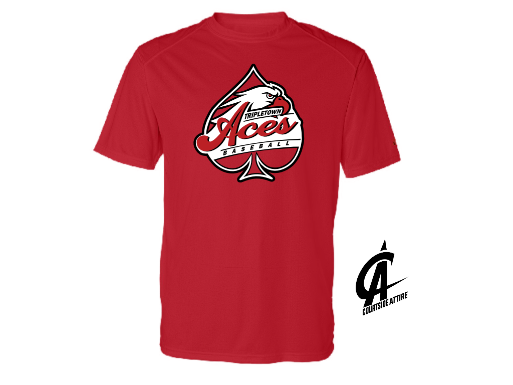 Red Aces Multiple Designs T-shirt Tripletown