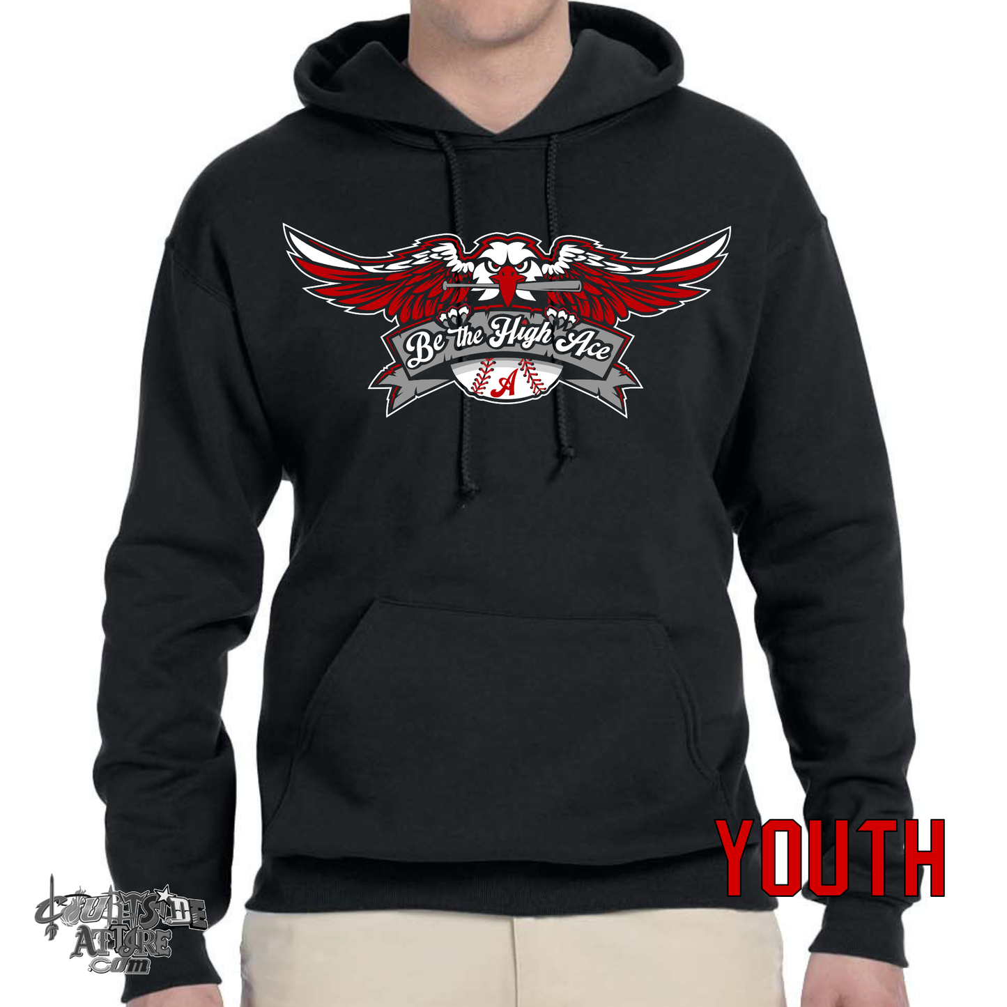Youth Aces Black Hoodie Tripletown Multiple Designs