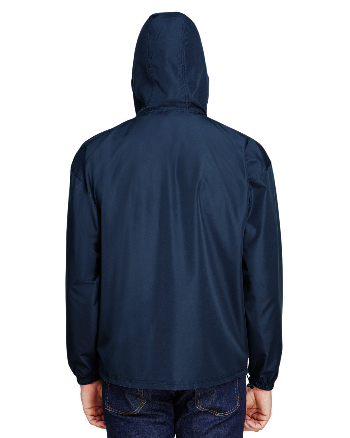 Champion Adult Anorak packable Jacket Navy co200 EY Football