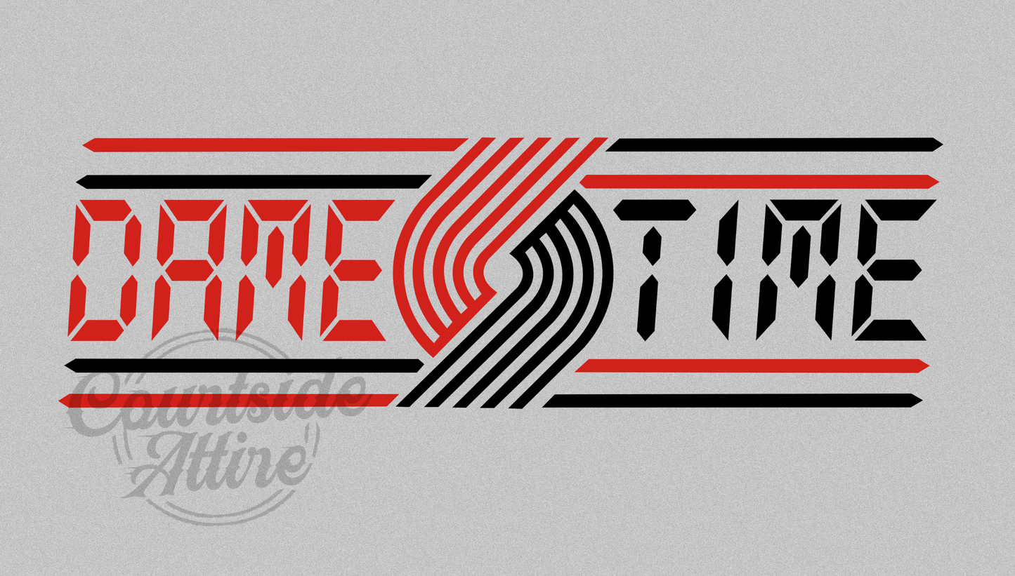 Damian Lillard Dame Time Shirt Portland Blazers