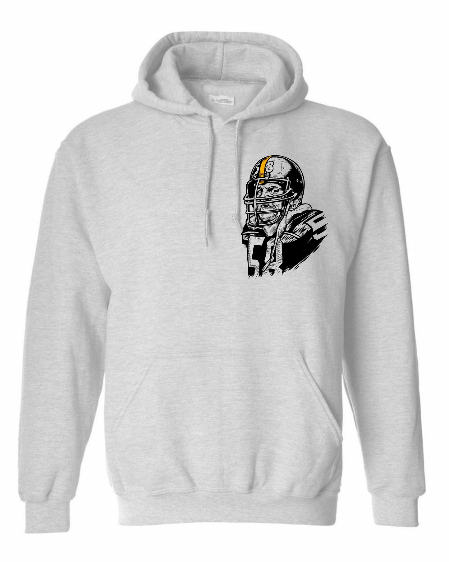 Jack Lambert LAMBERT'S LUNATICS Hoodie Sweatshirt Mens Adult Grey