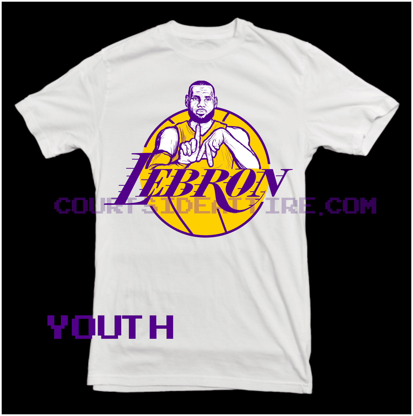 Youth Lebron James LA Los Angeles Shirt jersey laker