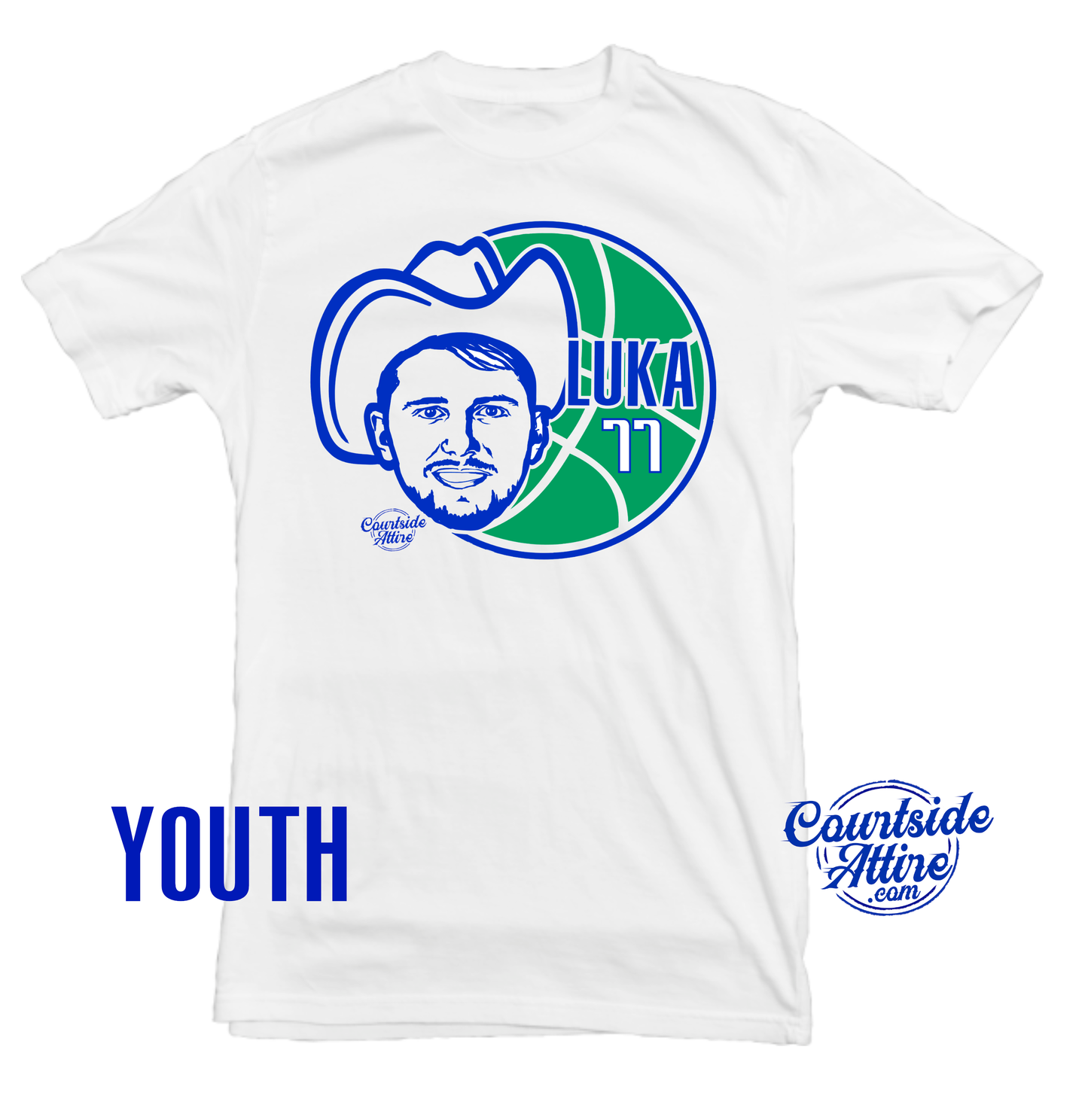 Kids Luka Doncic Dallas throwback Mavs Shirt Youth