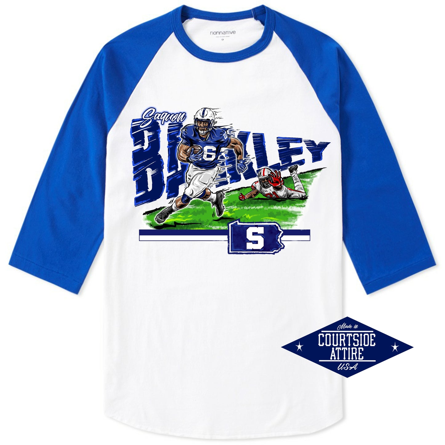 Saquon Barkley Penn State Shirt Mens