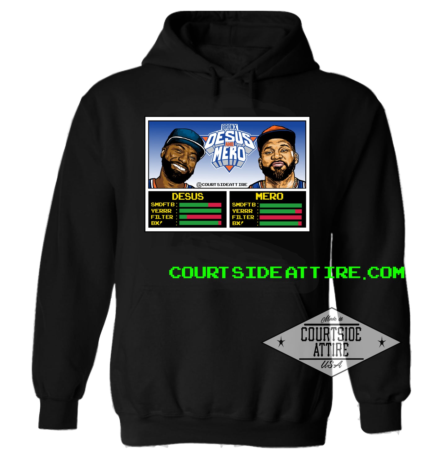 Desus and Mero Jam Hoodie Sweatshirt Mens Adult