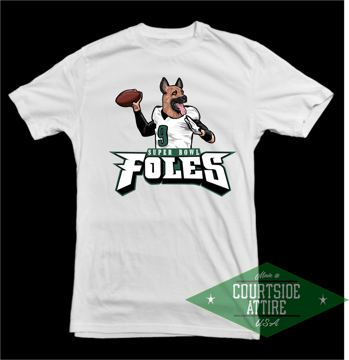 Super Bowl Nick Foles Eagles Underdog Shirt Shirt Mens Philadelphia jersey