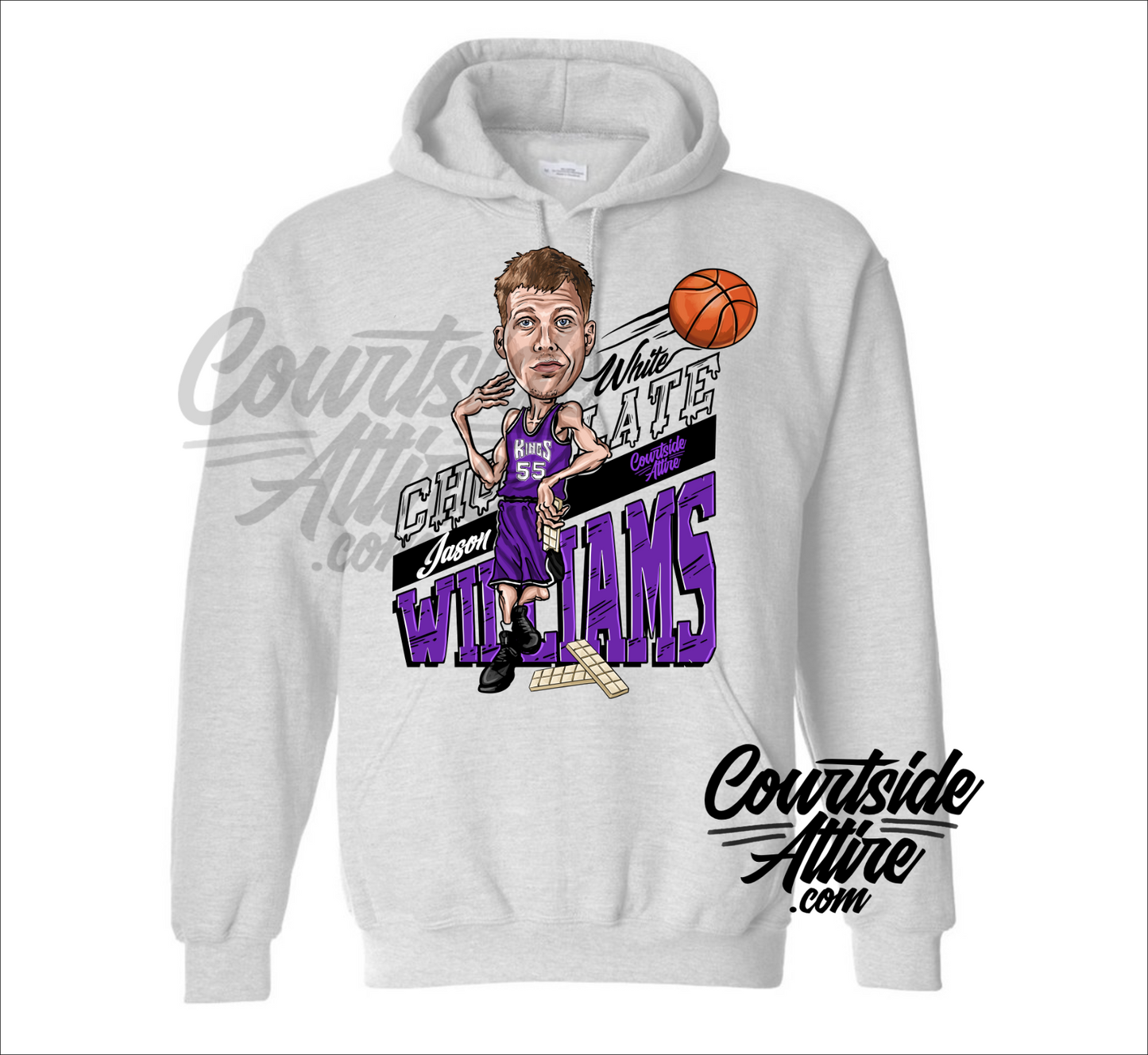Jason Williams White Chocolate Adult sweatshirt Sacramento Hoodie Mens