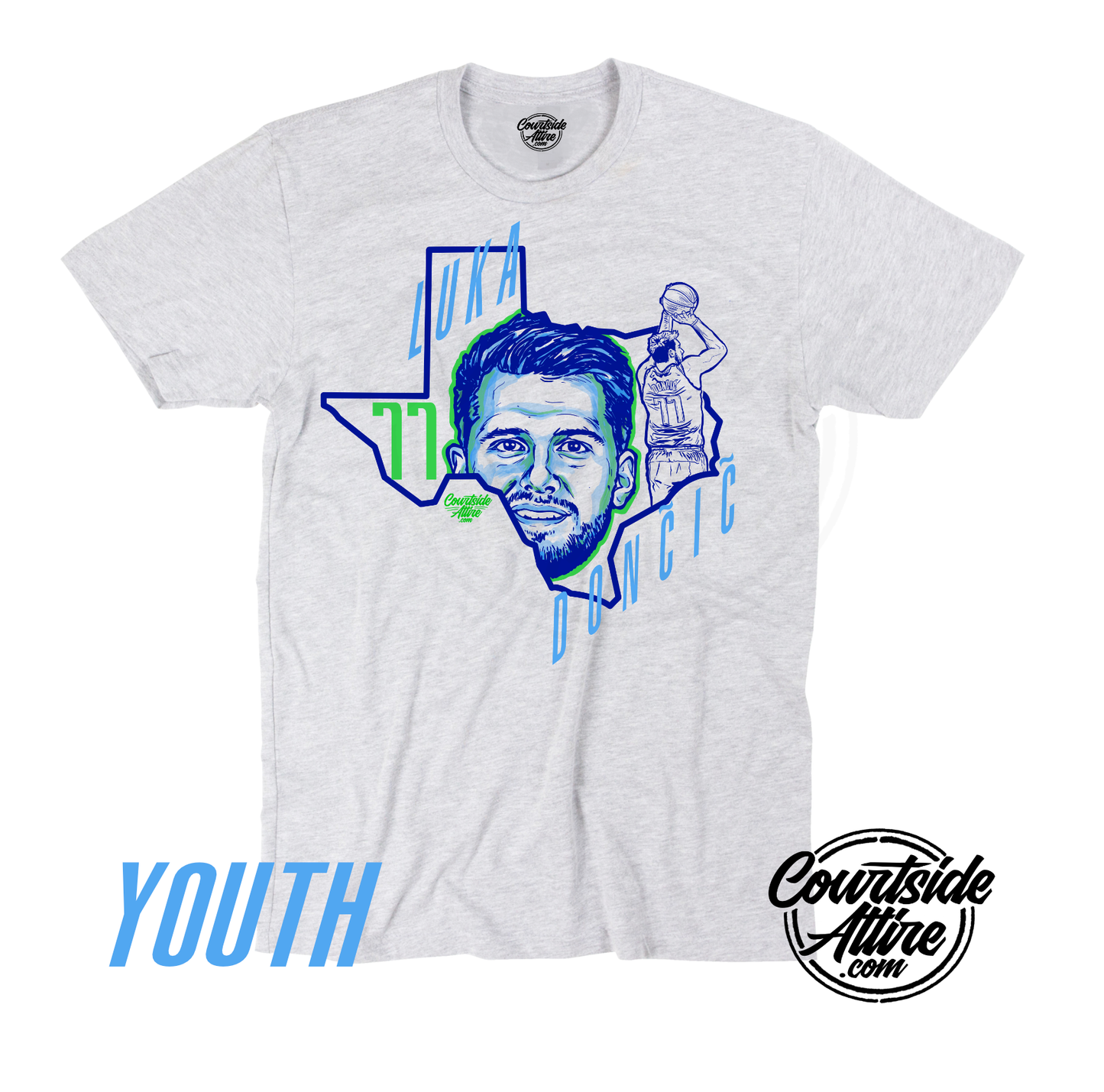 Youth Luka Doncic Dallas Texas Icon Shirt Kids jersey basketball