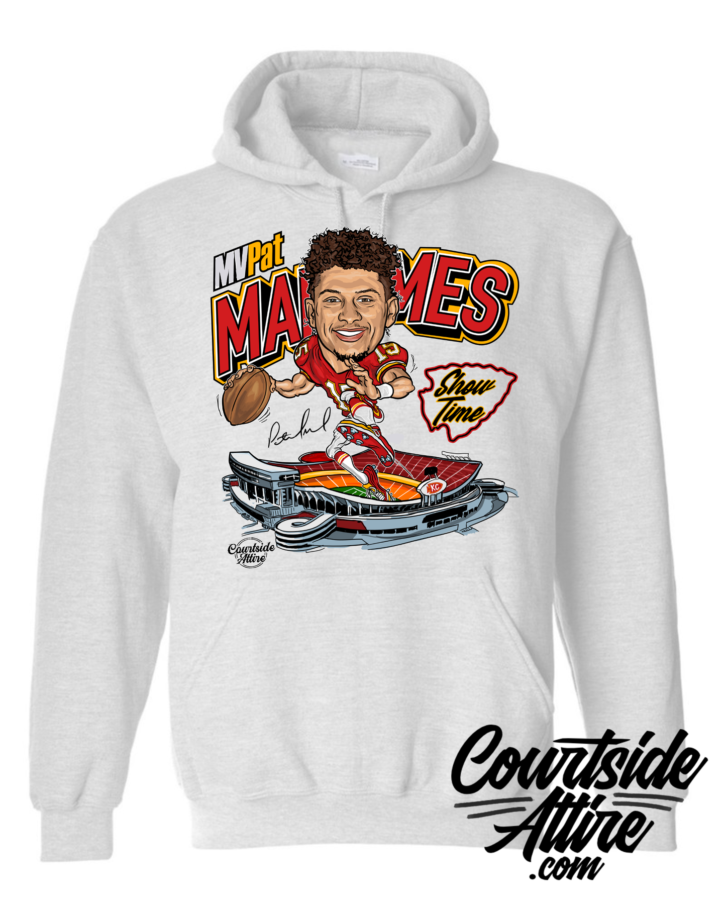 Patrick Mahomes Kansas City Hoodie Sweatshirt Mens Adult