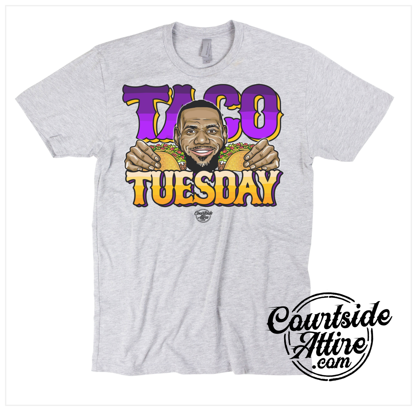 Lebron Taco Tuesday LA Laker Shirt jersey adult Mens