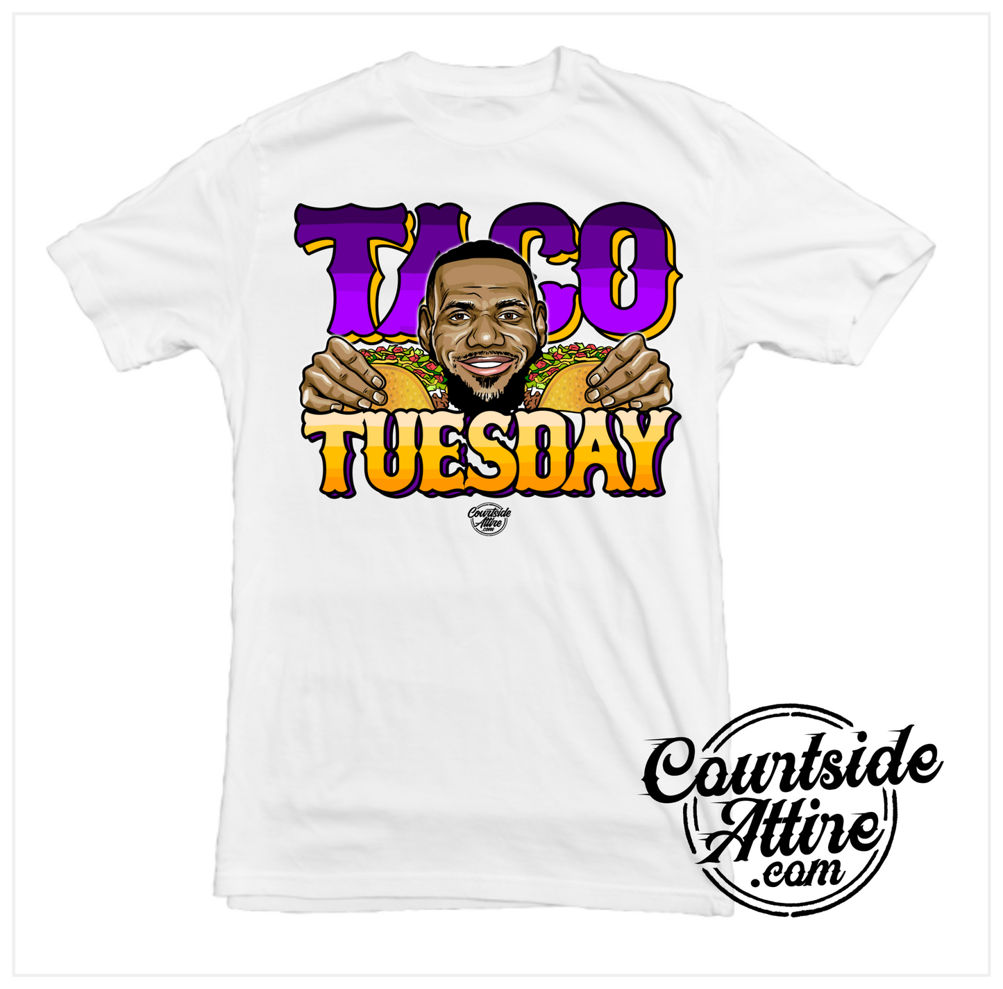 Lebron Taco Tuesday LA Laker Shirt jersey adult Mens