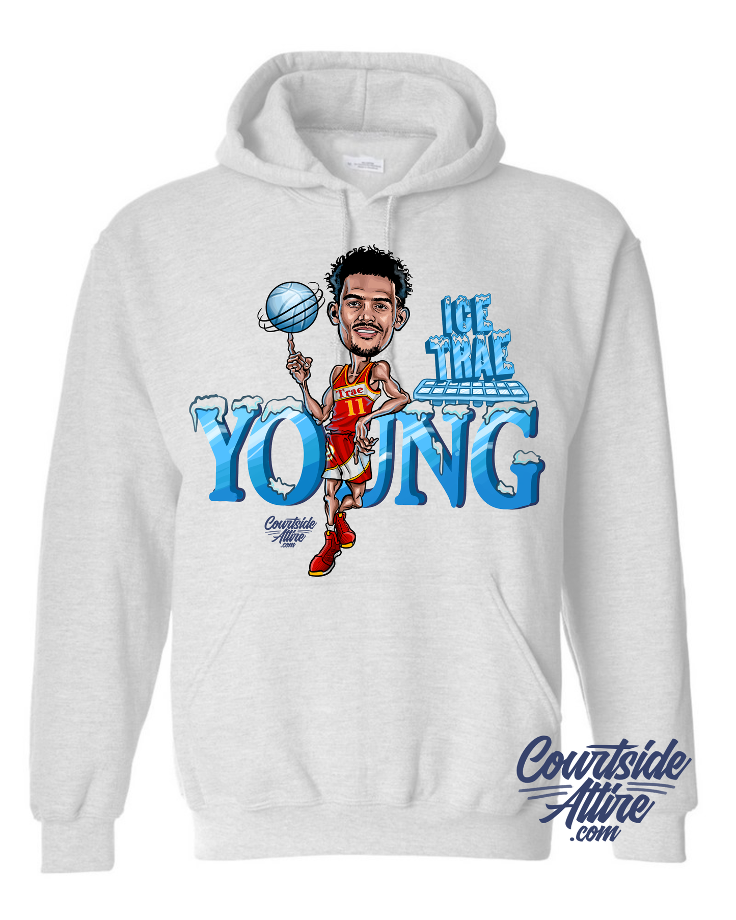 Trae Young Ice Trae Sweatshirt Atlanta Hoodie Mens
