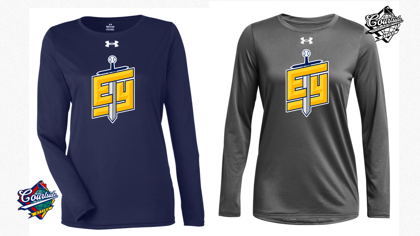 Under Armour Ladies' Team Tech Long-Sleeve T-Shirt EYRA baseball 1376852 EY