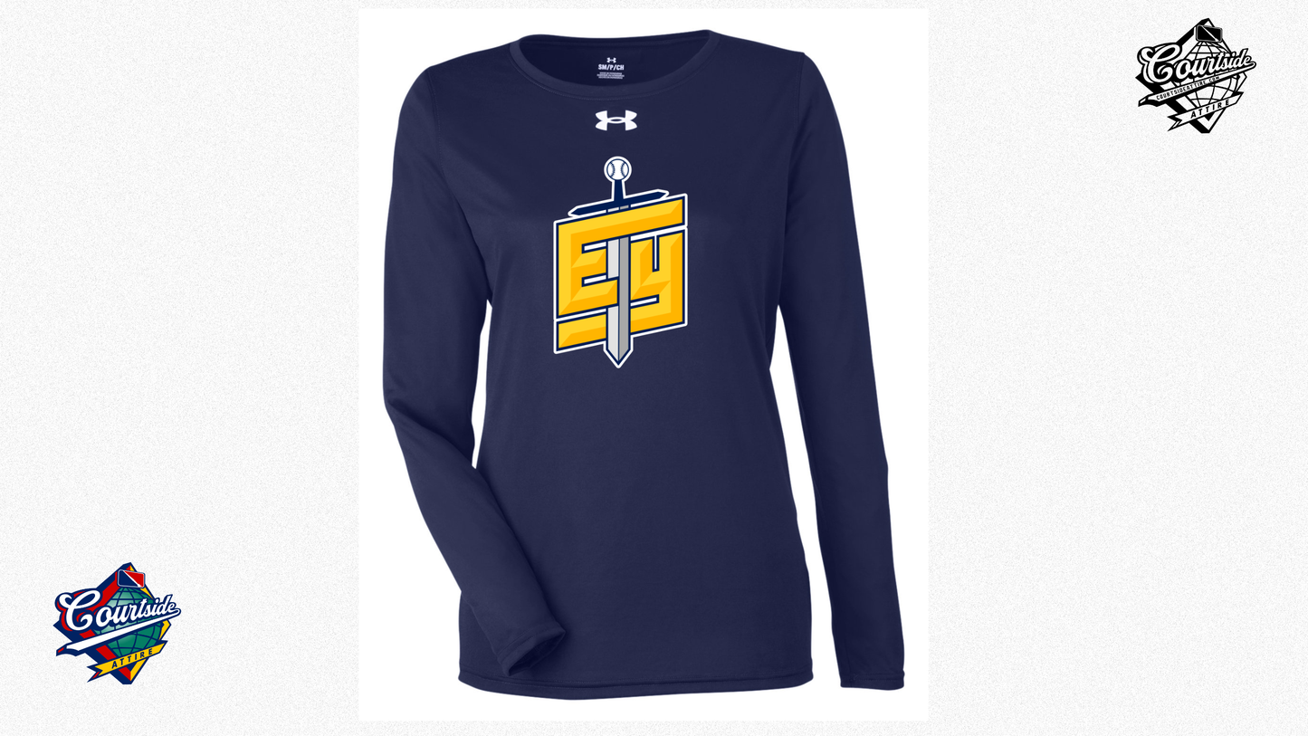 Under Armour Ladies' Team Tech Long-Sleeve T-Shirt EYRA baseball 1376852 EY
