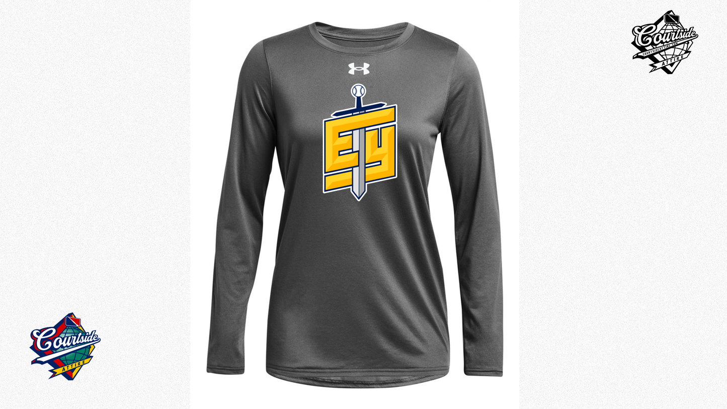 Under Armour Ladies' Team Tech Long-Sleeve T-Shirt EYRA baseball 1376852 EY