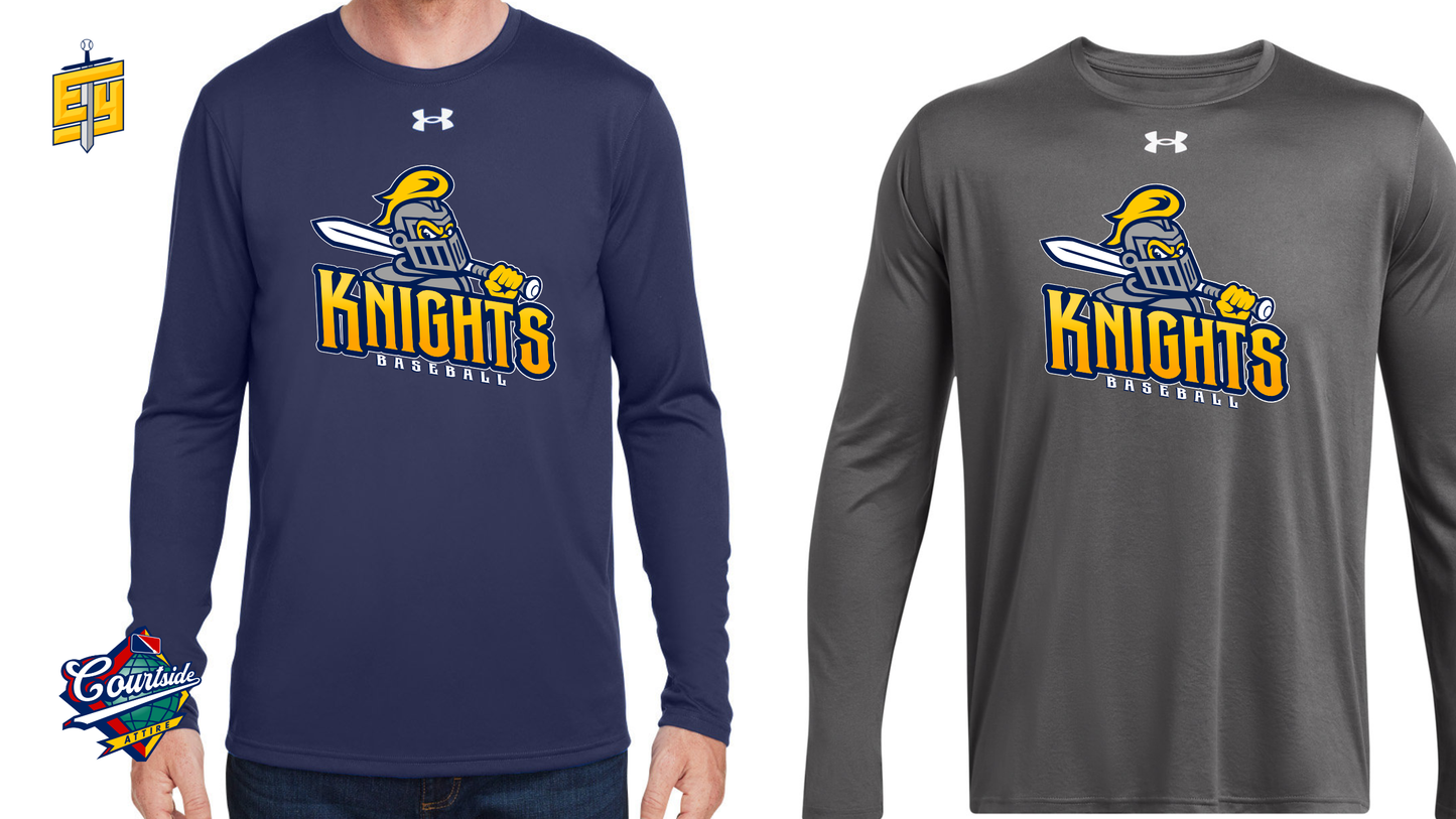 Under Armour Men's Team Tech Long-Sleeve T-Shirt EYRA Knights 1376843 knight