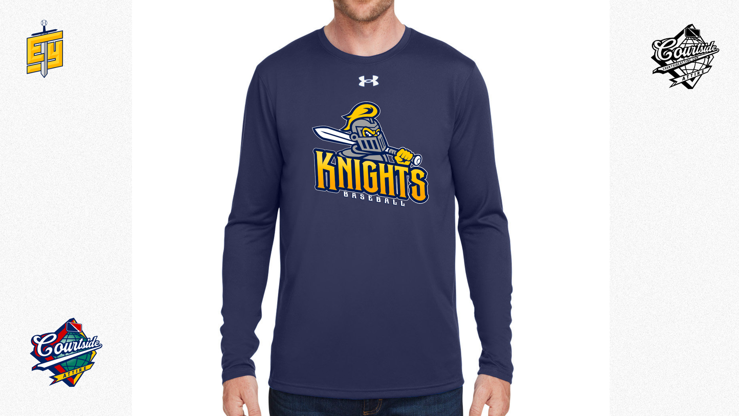 Under Armour Men's Team Tech Long-Sleeve T-Shirt EYRA Knights 1376843 knight