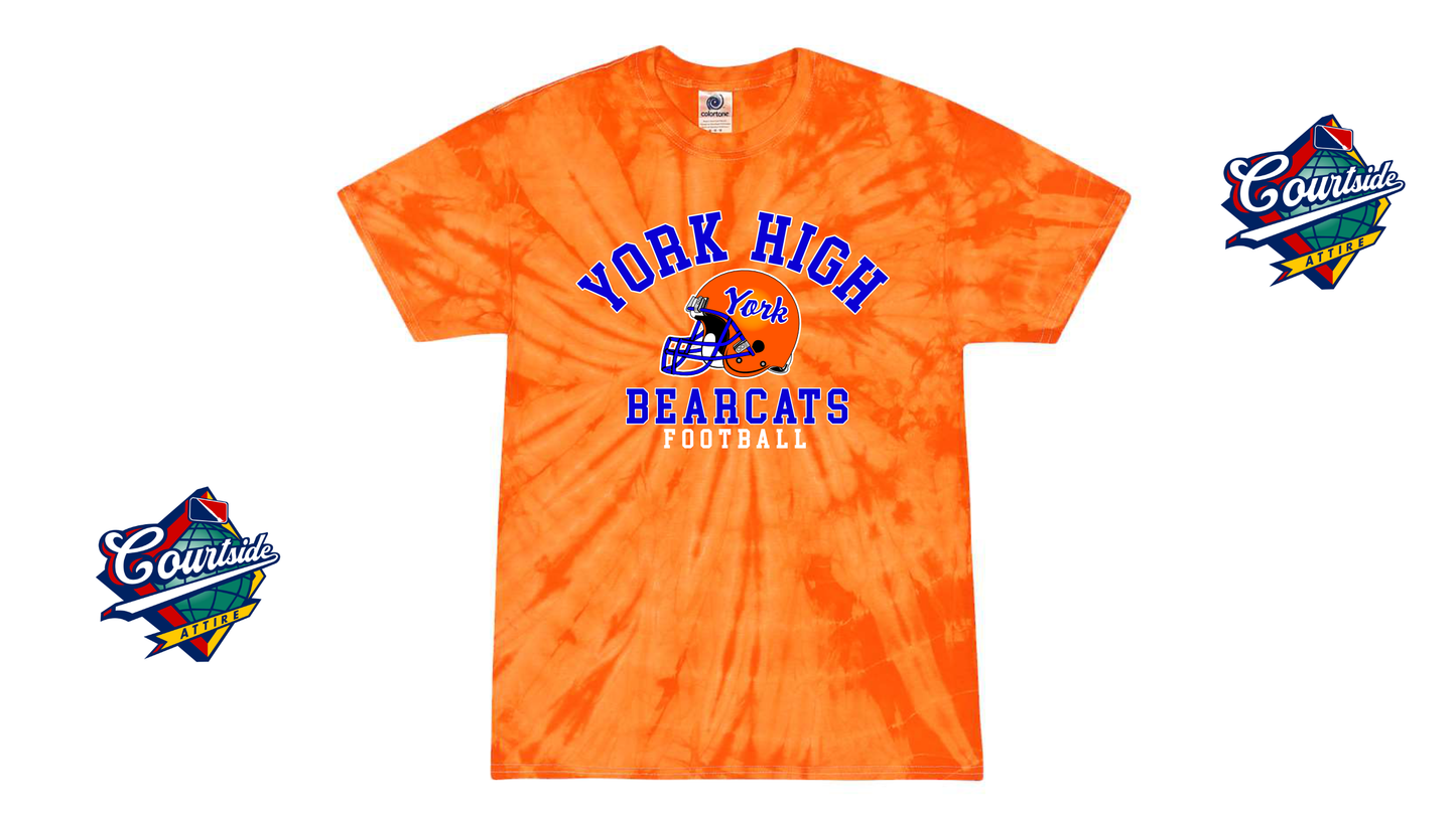 Unisex York High Multi-Color Tie-Dyed T-Shirt - 1000