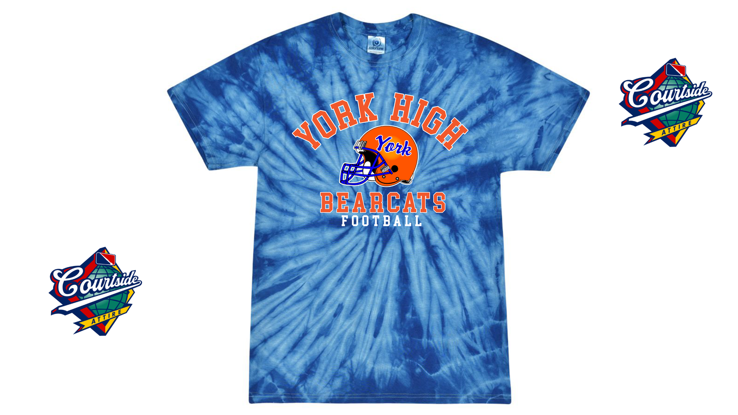 Unisex York High Multi-Color Tie-Dyed T-Shirt - 1000