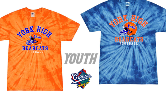Youth Multi-Color Tie-Dyed T-Shirt - 1000Y York High