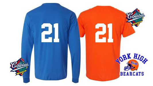Add Number to back of any product York High