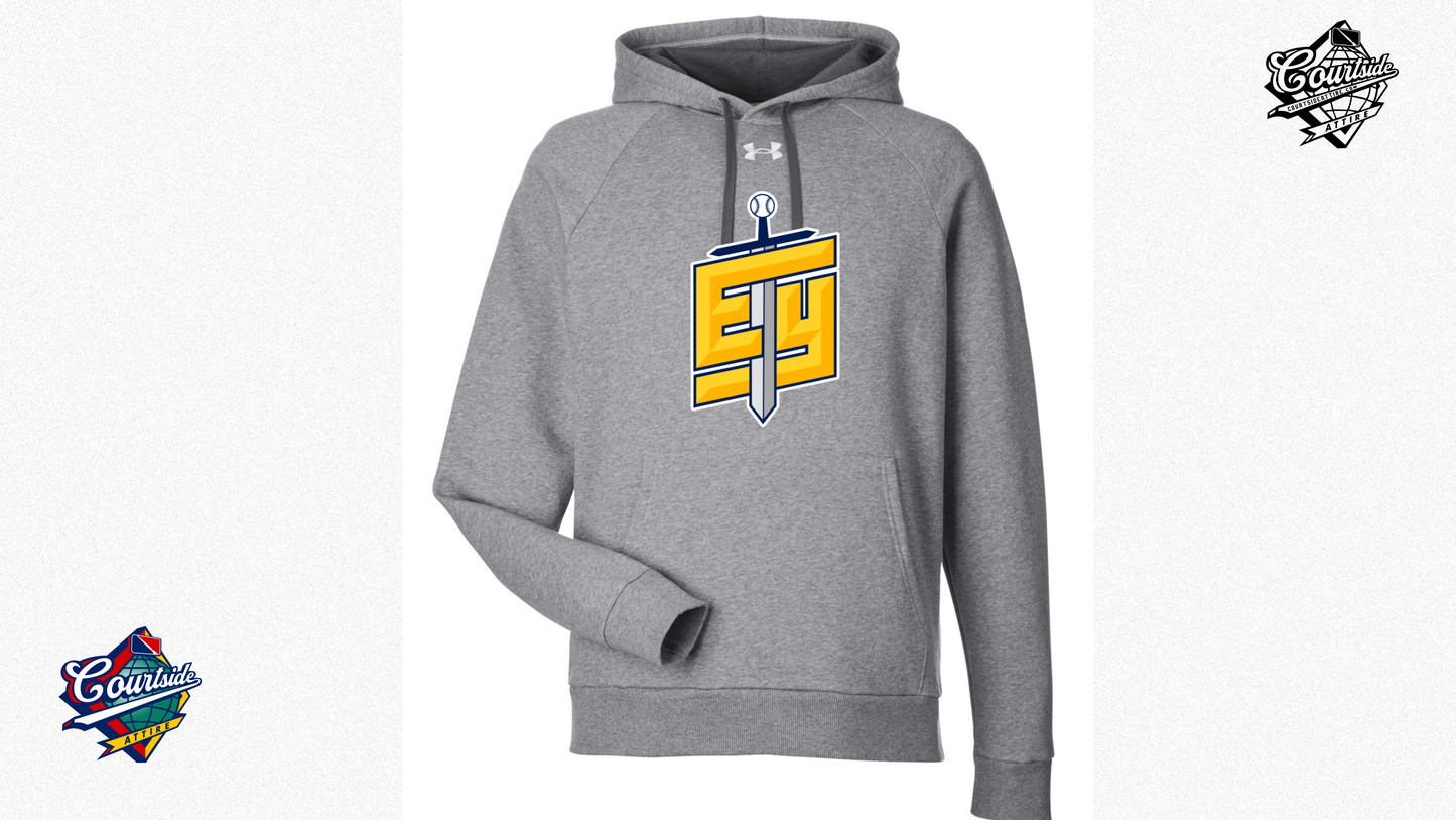 Under Armour Men's Rival Pullover Hooded Sweatshirt Navy EYRA Knights 1379757 EY