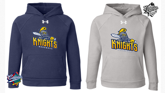 Under Armour Youth Rival Pullover Hooded Sweatshirt Navy EYRA Knights 1379792 knight