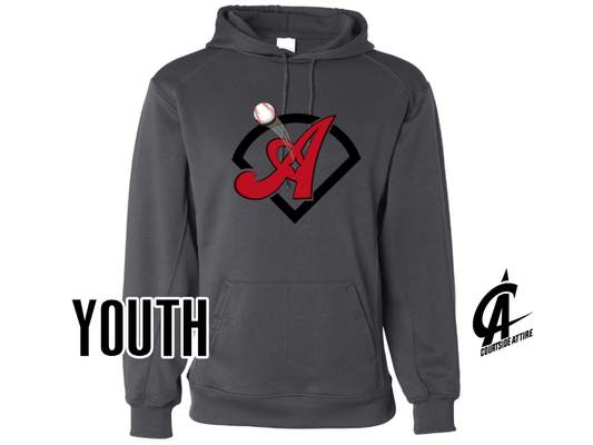 Youth Dark Gray Aces Field Sport Hoodie Tripletown