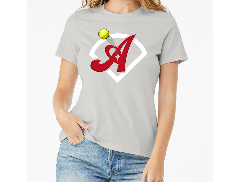 Ladies' Aces Field Softball Jersey Short-Sleeve T-Shirt b6400 Tripletown