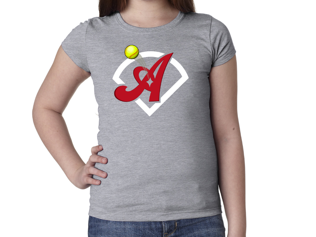 Youth Ladies' T-shirt Aces Field Softball Tripletown