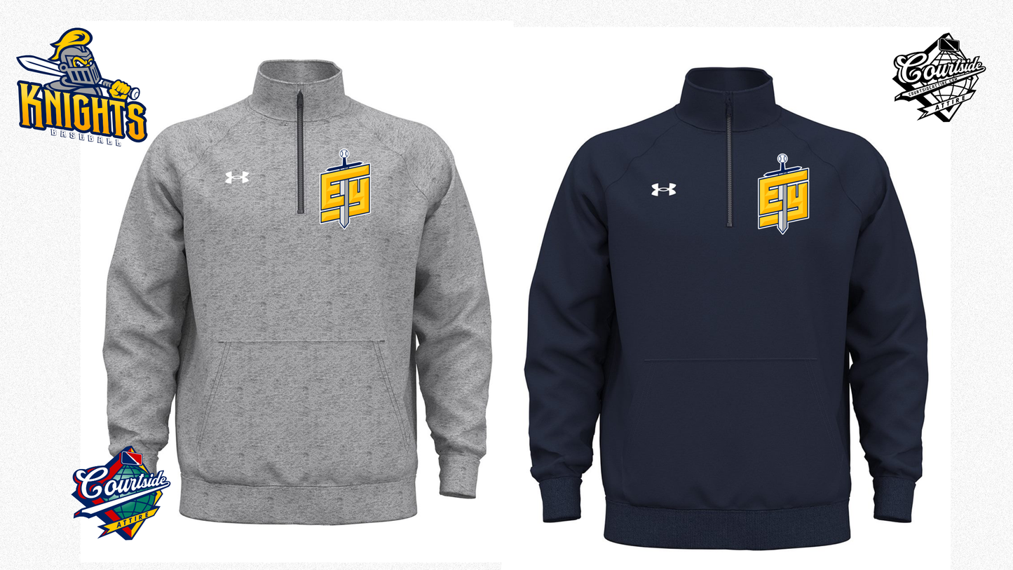 UA Men's Rival Fleece Quarter-Zip Pullover - 1386016 EYRA Knights