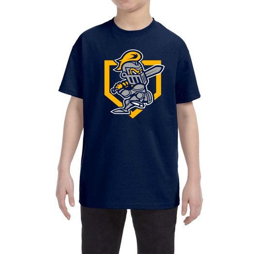 Youth Shirt Navy 5 oz. T-Shirt Knights kids