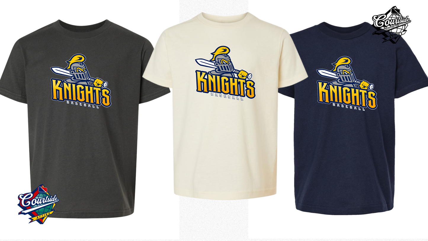 Youth Shirt Navy 5 oz. T-Shirt EYRA Knights kids