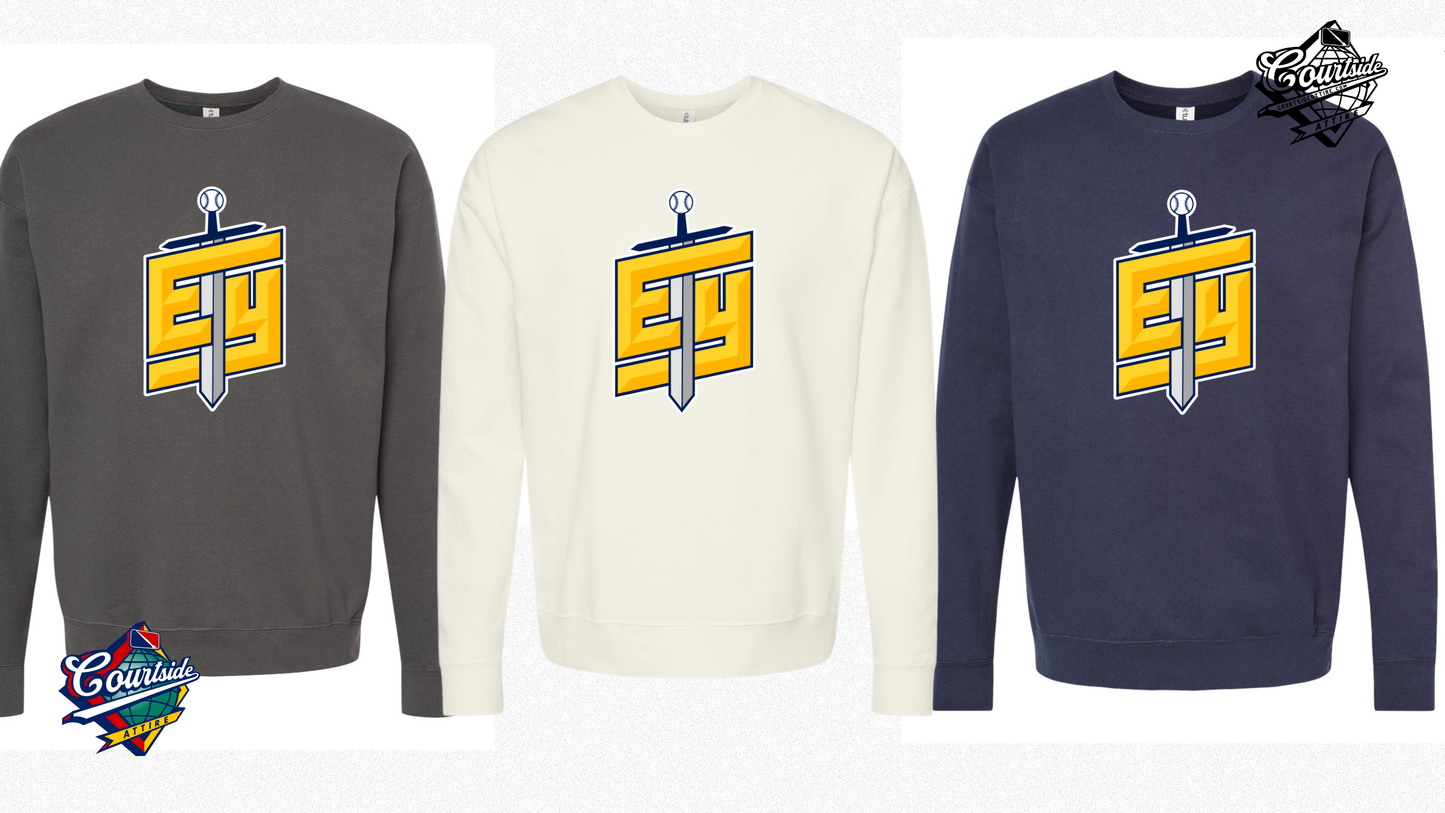Unisex Fleece Crewneck Sweatshirt EYRA Knights 340 EY
