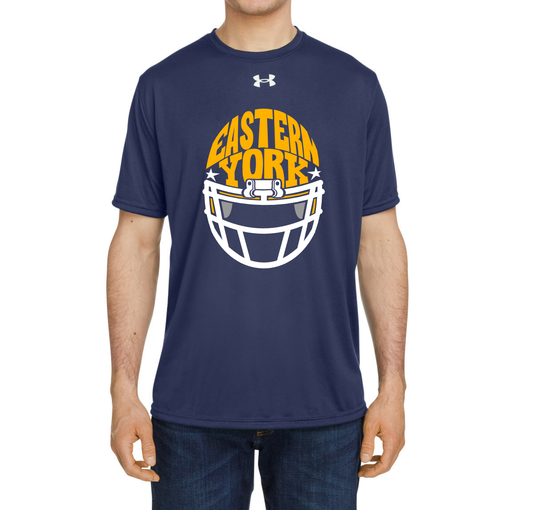 Under Armour Adult Men's Performance Navy T-Shirt 1376842 EY Football