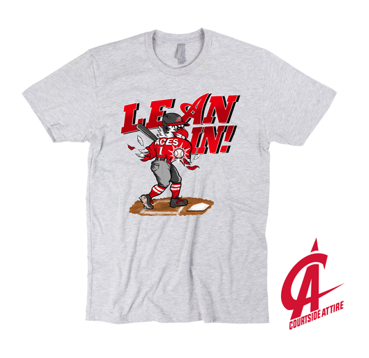 LEAN IN Aces 2024 season slogan T-shirt Adult and Youth