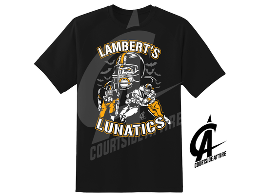 Lamberts Lunatics Pittsburgh Shirt mens adult Dracula in Cleats