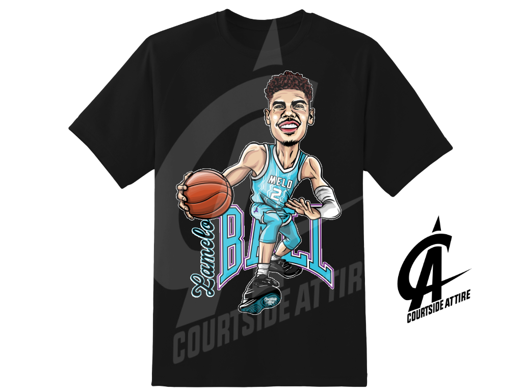 Lamelo Ball Hornet Caricature Mens Shirt Charlotte jersey adult