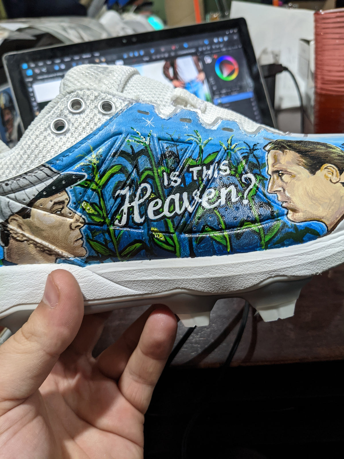 Field of Dreams cleat, Is this Heaven?