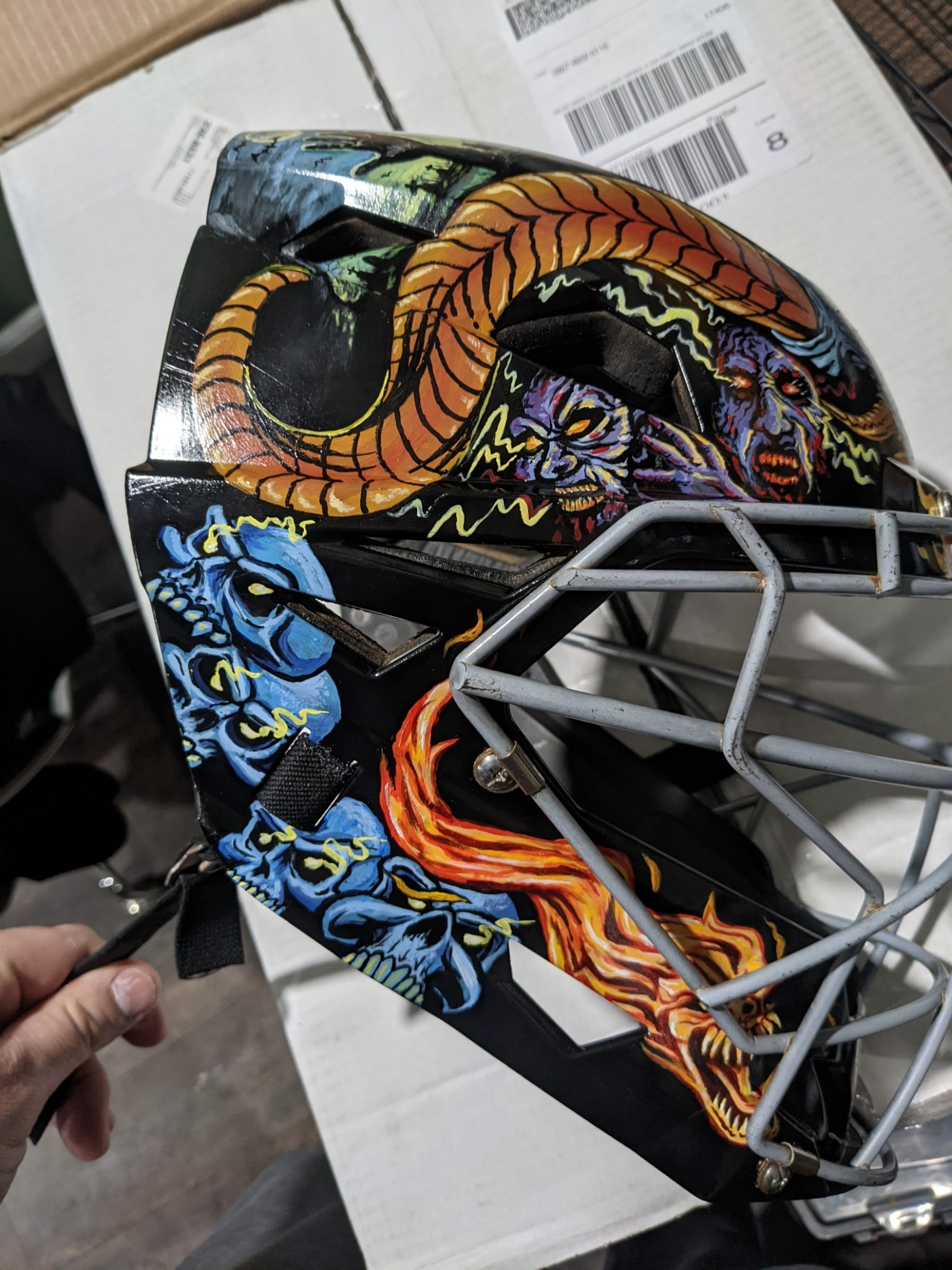 Custom Portrait sport balls, helmets, bats (high school, college, pros – Courtside Attire