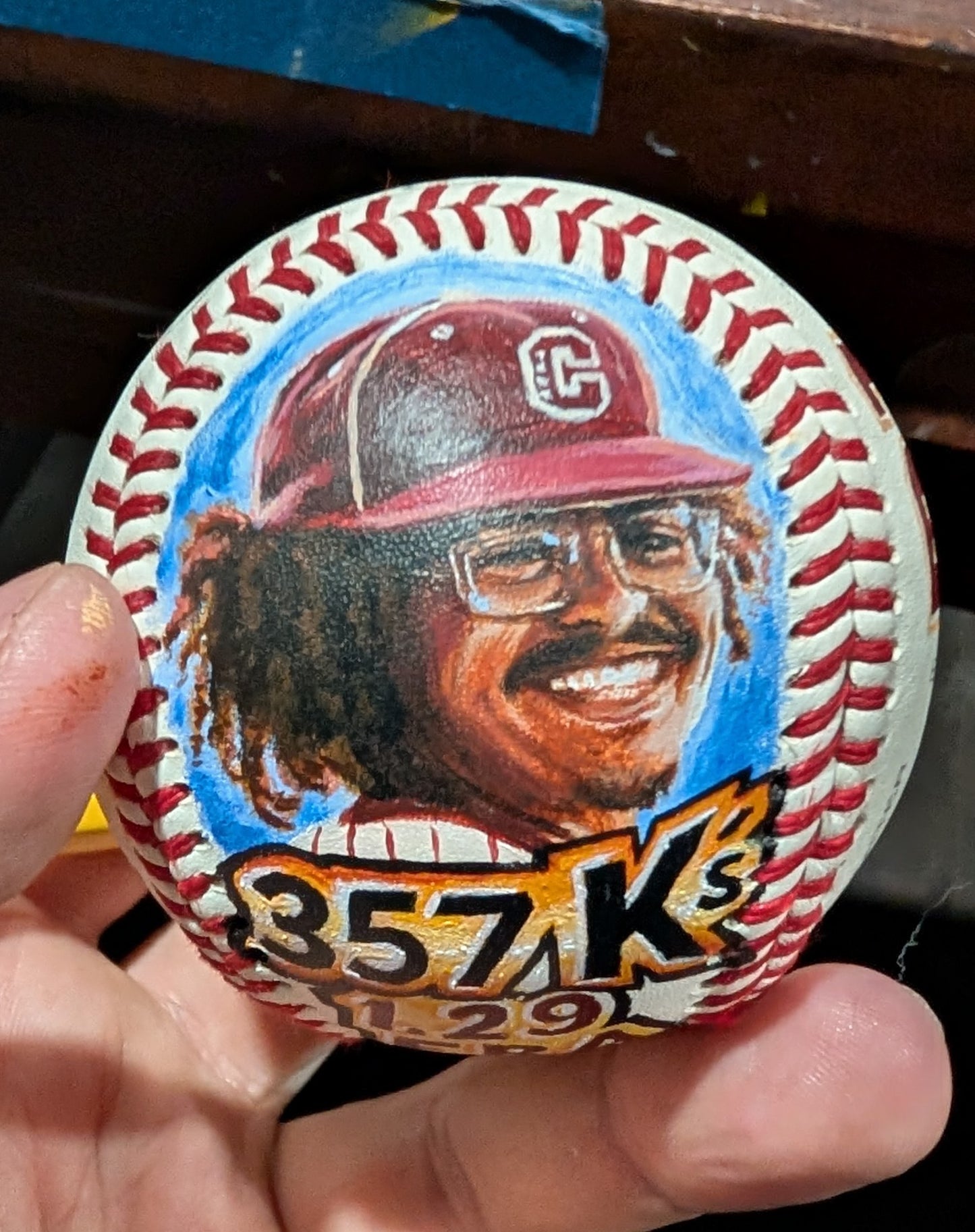 Custom Portrait sport balls, helmets, bats (high school, college, pros)