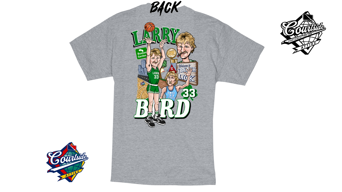 Larry "Legend" Bird - Indiana to the Boston Garden - Shirt adult