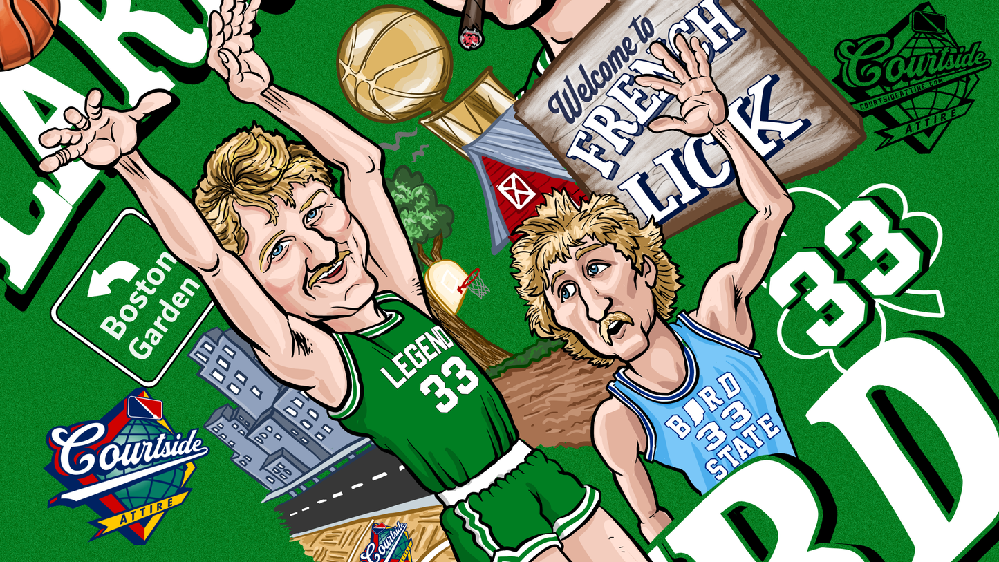 Larry "Legend" Bird - Indiana to the Boston Garden - Shirt adult