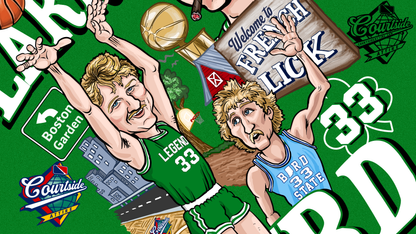 Larry "Legend" Bird - Indiana to the Boston Garden - Shirt adult