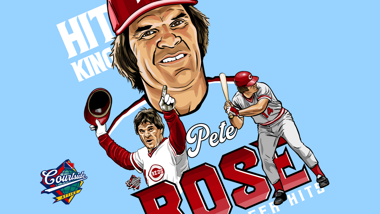 Pete Rose Charlie Hustle Shirt mens adult