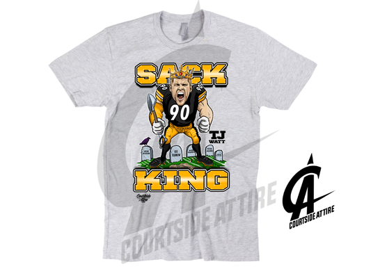 TJ Watt Pittsburgh Sack King Steeler Jersey Shirt Adult Mens Unisex