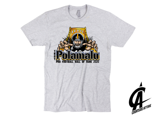 Troy Polamalu Mens Shirt Hall of Fame Pittsburgh jersey adult